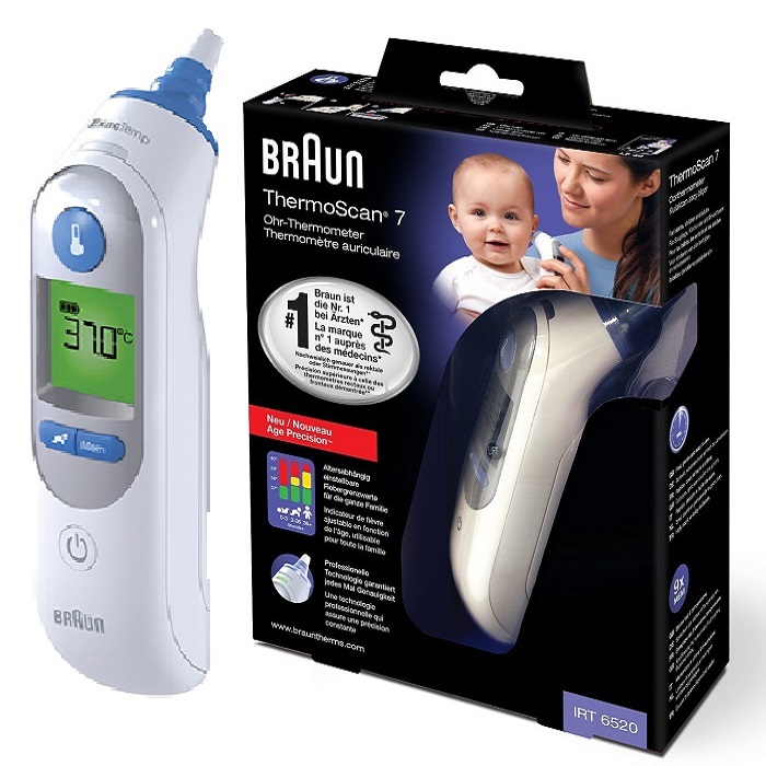 Braun Premium Thermoscan 7 Ear thermometer IRT6520 New in Box
