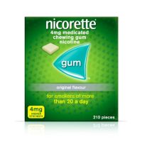 Nicorette Gum Original 4mg 210 Pieces