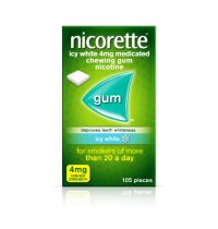 Nicorette Gum Icy White 4mg 105 Pieces