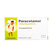 Paracetamol Suppositories 125mg