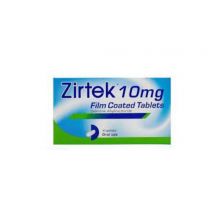 Zirtek Allergy 10Mg Tablets 30 Pack