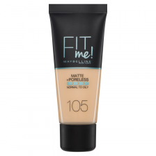 Maybelline Fit Me Matte & Poreless Normal to Oily Skin Foundation 105 Natural Ivory