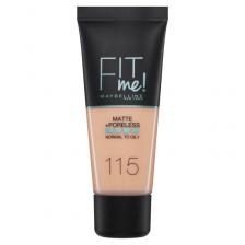 Maybelline Fit Me Matte & Poreless Normal to Oily Skin Foundation 115 Ivory
