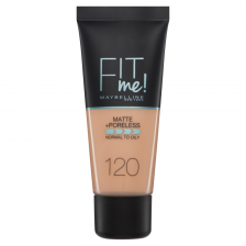 Maybelline Fit Me Matte & Poreless Normal to Oily Skin Foundation 120 Classic Ivory