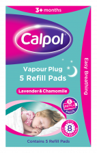 Calpol Vapour Plug Refills - 5 Refill Pads - 1015612 OTC