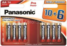 Panasonic Pro Power AA 10+6 Free