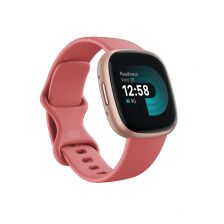 The Fitbit Versa 4 Pink Sand is a versatile smartwatch that offers fitness tracking, heart rate monitoring, sleep tracking, and smart notifications. 