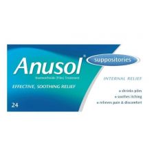 Anusol Suppositories 24 pack