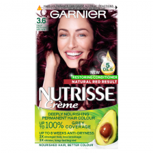 Garnier Nutrisse 3.6 Deep Reddish Brown Permanent Hair Dye