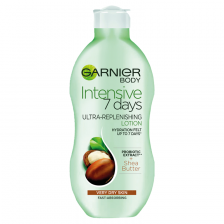 Garnier Intensive 7 Days Shea Butter Probiotic Extract Body Lotion Dry Skin 250ml