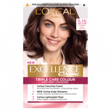 L'Oreal Excellence 5.15 Natural Iced Brown Permanent Hair Dye