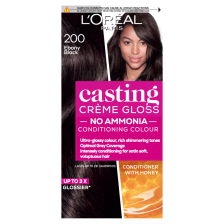 L'Oreal Casting Creme Gloss 200 Ebony Black Semi Permanent Hair Dye