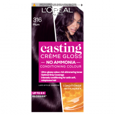 L'Oreal Casting Creme Gloss 316 Plum Brown Semi Permanent Hair Dye