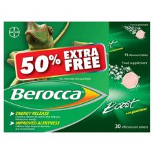 Berocca Boost 30 + 15 Free  Pack - 50% Free