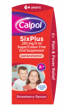 Calpol Liquid 6+ Sugarfree 140ml - 9966573 OTC