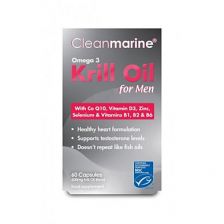 Clean Marine Krill Oil For Men - 60 Capsules