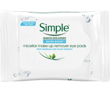 Simple Water Boost Micellar Makeup Remover Eye Pads 30