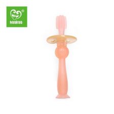 Haakaa 360 Silicone Toothbrush Pink