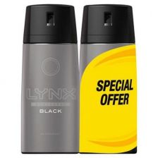 Lynx Body Spray Black Twin Pack