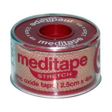 Medicare Meditape Zinc Oxide Stretch Tape 4M 2.5Cm