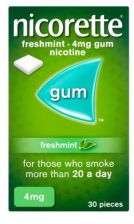Nicorette Gum 4mg Freshmint - 30 Pack