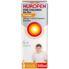 Nurofen For Children 6+ Suspension Orange - 200ml - 1015278 OTC