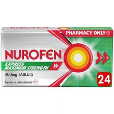 Nurofen Express Tablets 400mg Maximum Strength - 24 Pack - 9044009 OTC