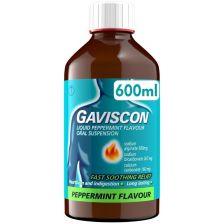 Gaviscon Liquid Peppermint 600ml - 9648643 OTC