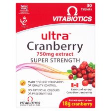 Vitabiotics Cranberry 750Mg Tabs 30